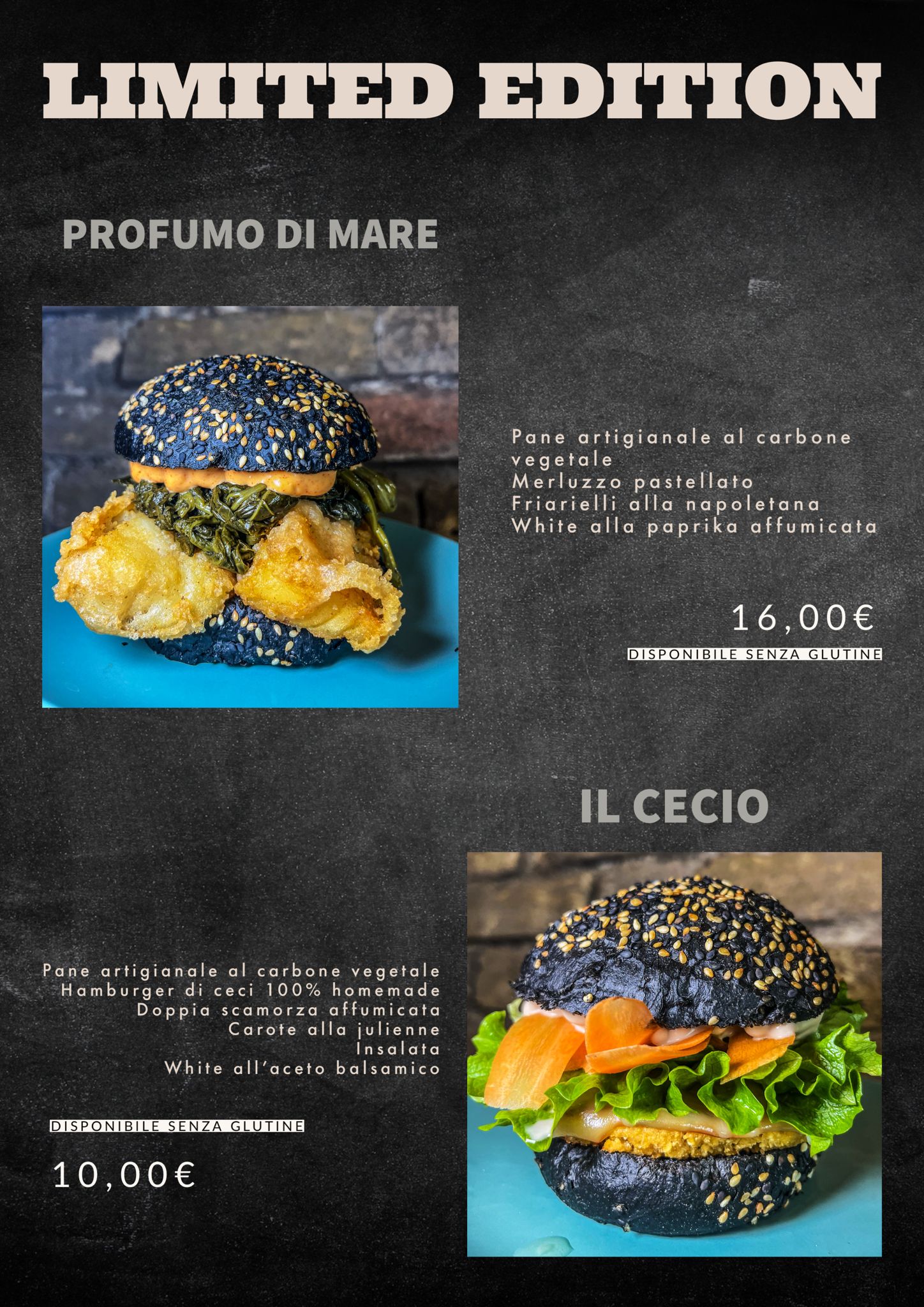 Nuovi fuori menù di marzo burge's house